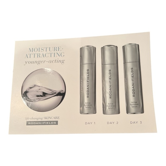 Rodan + Fields Other - Rodan + Fields  NWT two sample sheet 3 days active hydration serum